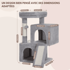 Arbre à chat  Orea - 77cm - Maison felin
