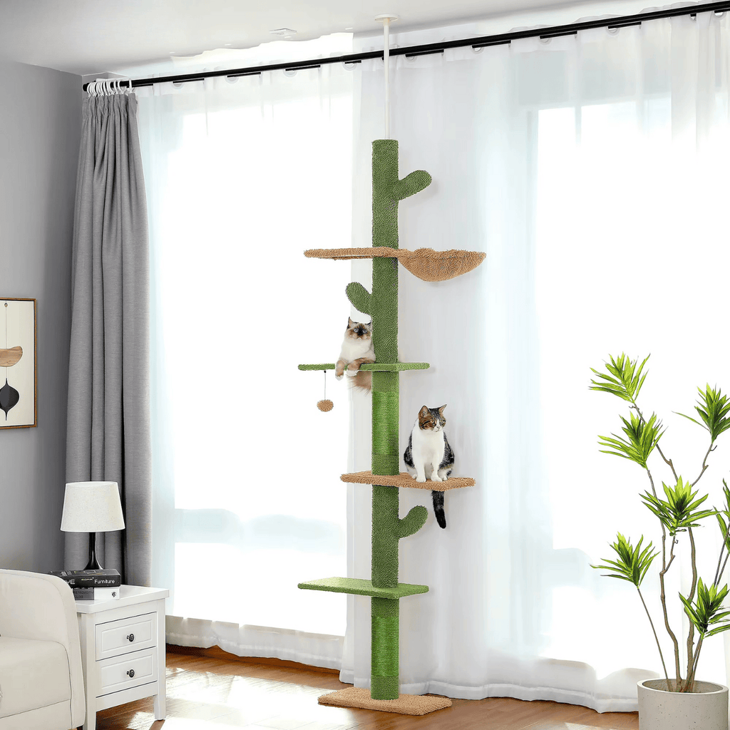 Arbre à chat XXL Luna - 229cm - Maison felin