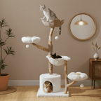 Arbre à chat en bois Gisou - 150cm