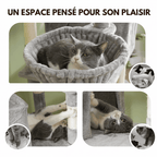 Arbre à chat XXL Éclipse - 206cm - Maison felin