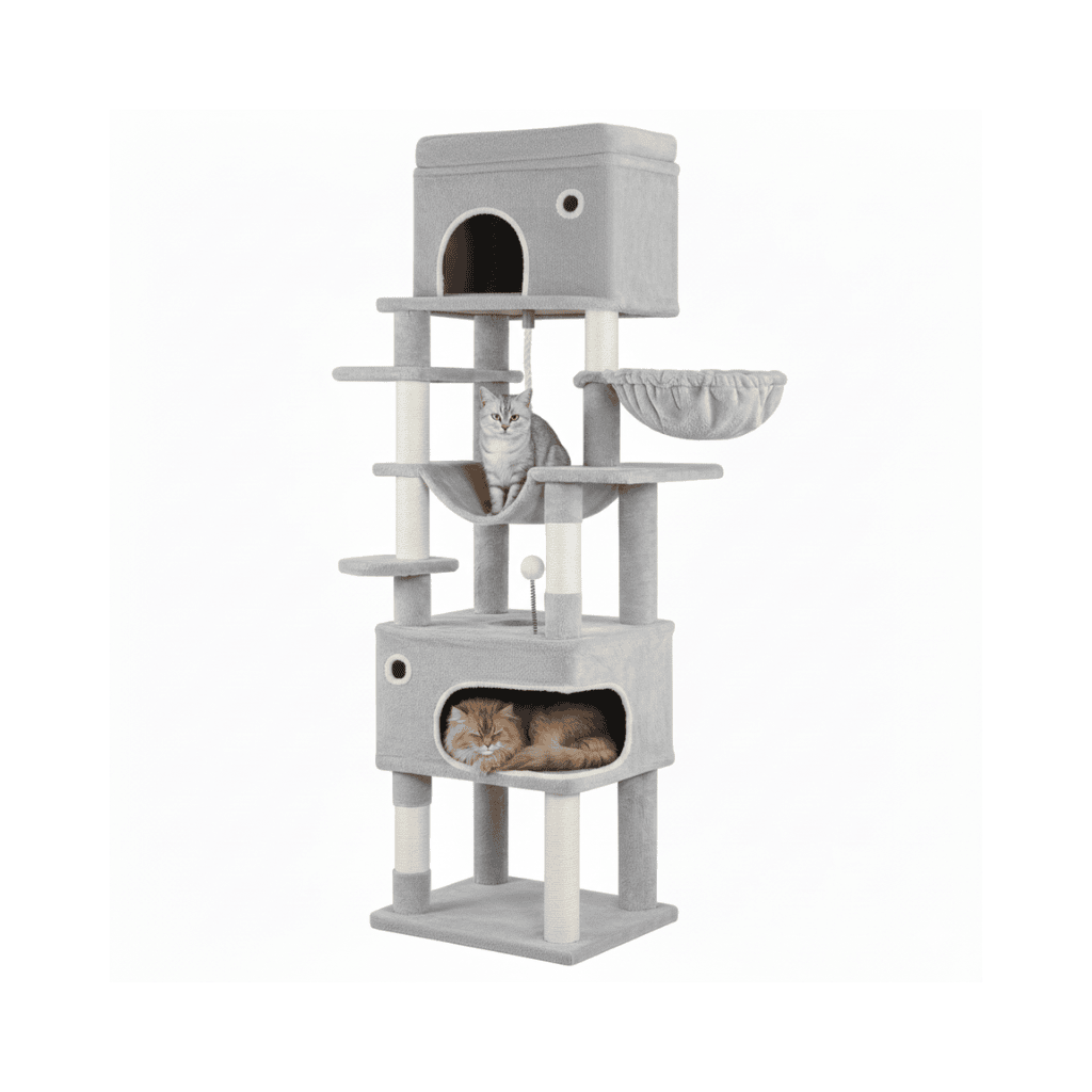 Arbre à chat XXL Erika - 178cm - Maison felin